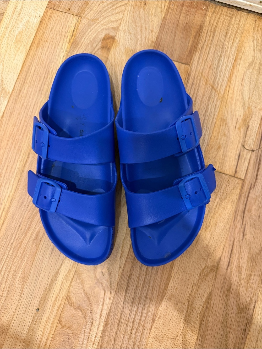 Birkenstock Royal Blue Two-Buckle EVA Sandals